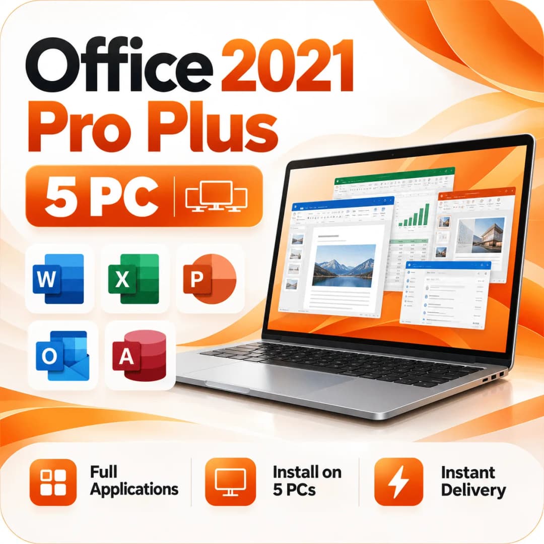 Office 2021 Pro Plus 5 PC license key